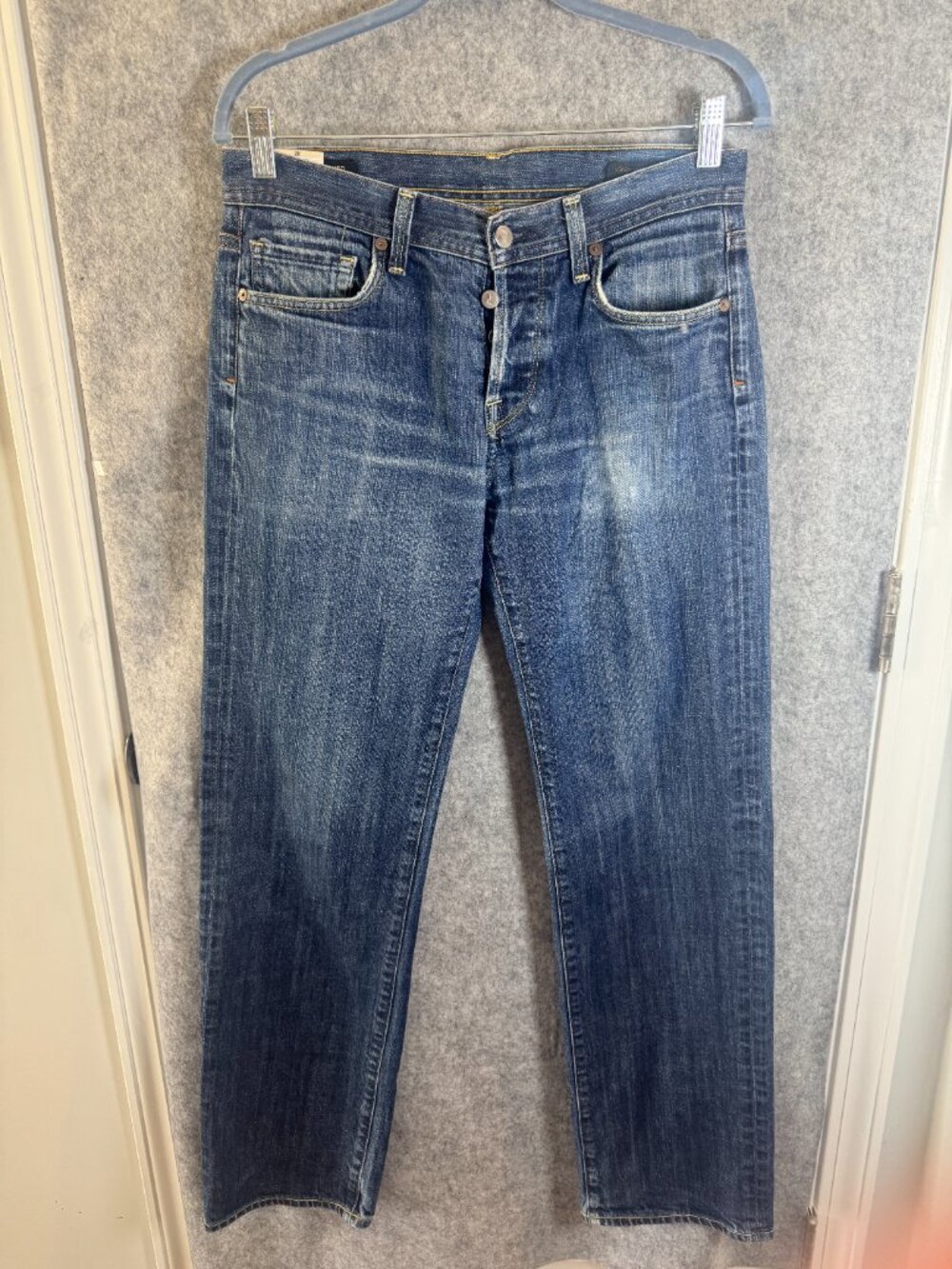Citizens of Humanity Men's Premium Medium Wash Straight Leg Jeans Evans Size 31